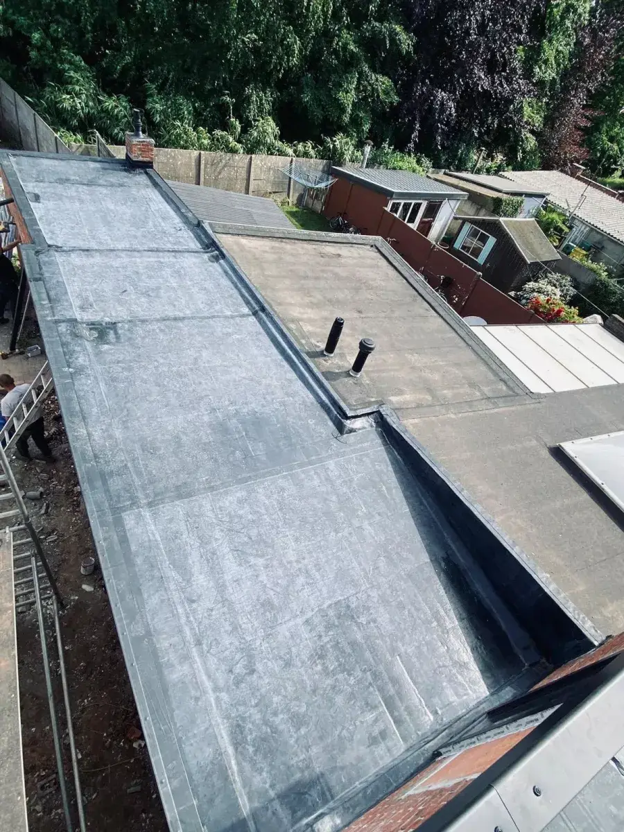Afgewerkt dak van het project in Oud-Turnhout